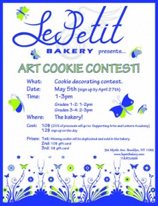 Le Petit Bakery_Cookie Contest Flier