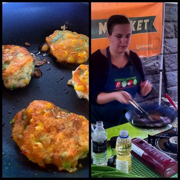 corn pancakes community chef roisin