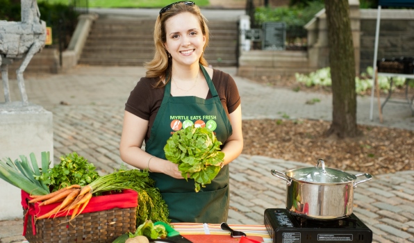 Myrtle Eats Fresh Community Chef Roisin Ford