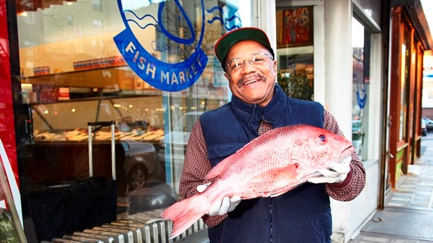 Mr. Gurvan Duncan, owner of Duncan's Fish Market at 385 Myrtle Avenue.