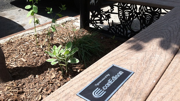 ConEd Tree Bench Sponsorship Title