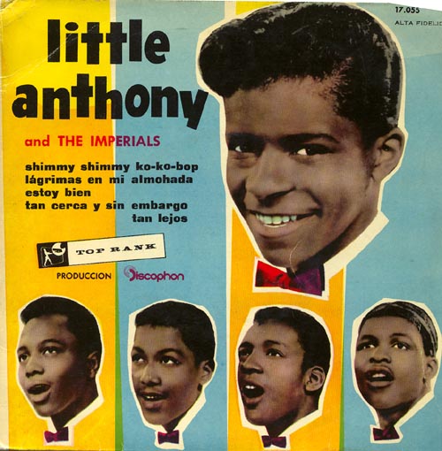 Little Anthony & The Imperials album cover.  Photo credit: thewowjonesreport.wordpress.com.