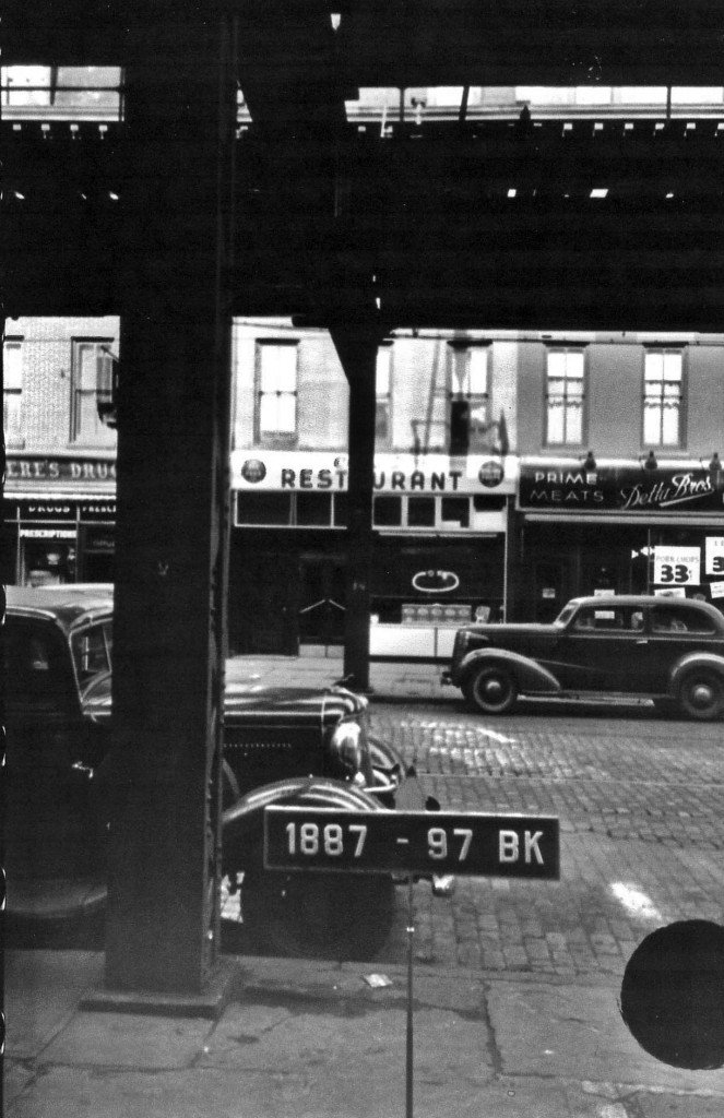 Full 1940's tax photo of 413 Myrtle Avenue.