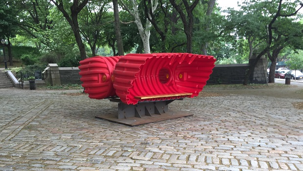 Heart Seat by Stereotank in Fort Greene Park